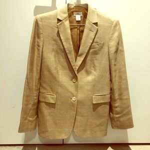 Brown Plaid Brooks Brothers 346 Blazer, size 12